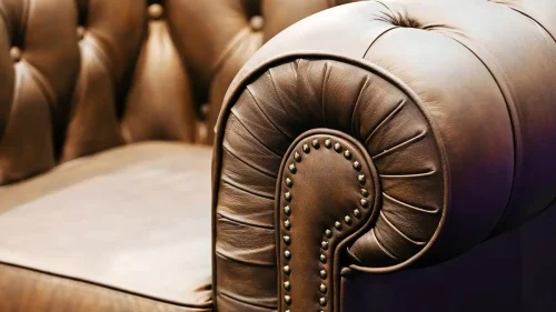 leather upholstery.